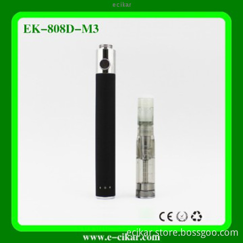 808D e-cigarette starter kit with 350 mah battery vaporizer pen ecigs